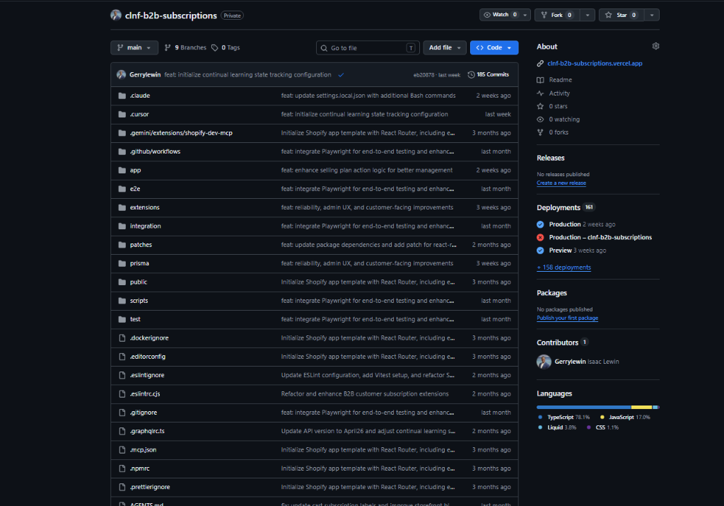B2B Subscriptions Engine